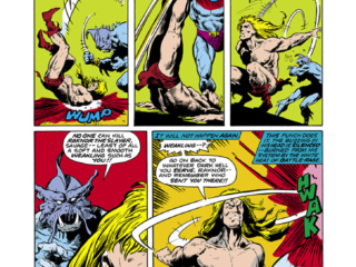 Ka-Zar #19, pg. 15; pencils and inks, Val Mayerik; Raknor