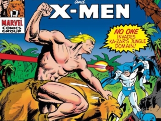 Ka-Zar #1 cover; pencils, Marie Severin; inks, John Verpoorten; First appearance of the Huntsman, Sub-Mariner/Namor, Hercules