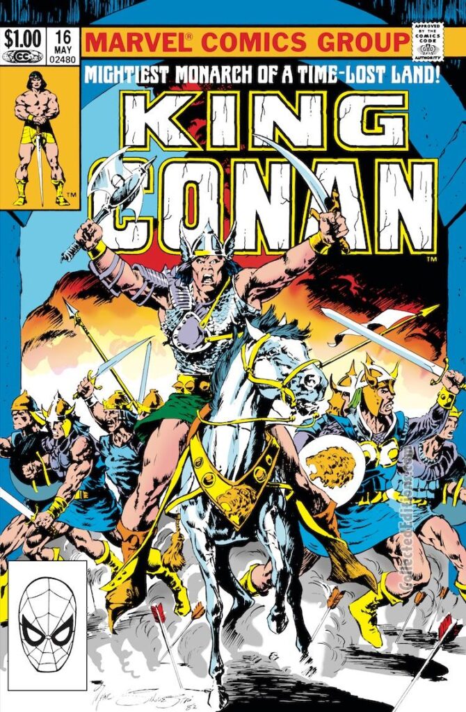 King Conan #16 cover; pencils and inks, Marc Silvestri