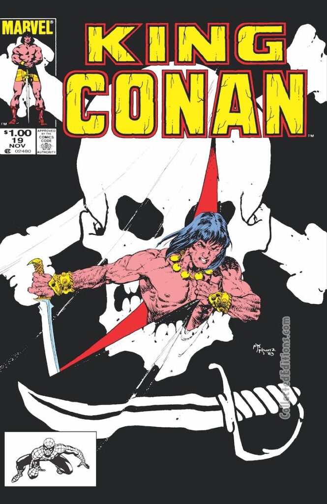 King Conan #19 cover; pencils and inks, Michael Kaluta