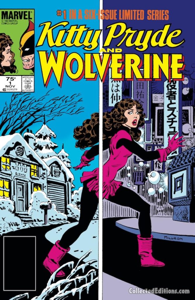 Kitty Pryde and Wolverine #1 cover; pencils and inks, Al Milgrom