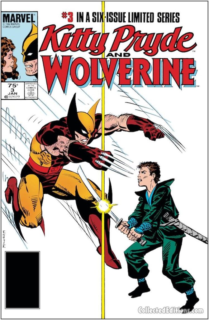 Kitty Pryde and Wolverine #3 cover; pencils and inks, Al Milgrom