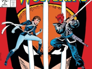 Kitty Pryde and Wolverine #5 cover; pencils and inks, Al Milgrom, Japan