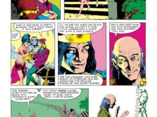 Kull the Conqueror (1983) #4, pg. 25; pencils and inks, John Bolton; King Kull, Robert E. Howard; A Season of Black Death, Ridondo&rsquo;s Tale; Lilah