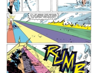 Kull the Conqueror (1983) #4, pg. 46; pencils and inks, Bill Sienkiewicz; King Kull, Robert E. Howard; A Season of Black Death, Kutholo&rsquo;s Tale