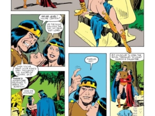 Kull the Conqueror (1983) #9, pg. 8; pencils, John Buscema; inks, Mel Candido; King Kull, Robert E. Howard;  Ridondo, Daphna Bora Ballin, Marcus, Count Murom&rsquo;s daughter