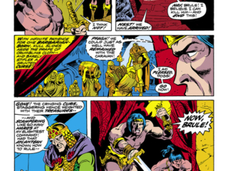 Kull the Destroyer #13, pg. 9; pencils, Mike Ploog; inks, Al Milgrom; King Kull, Brule