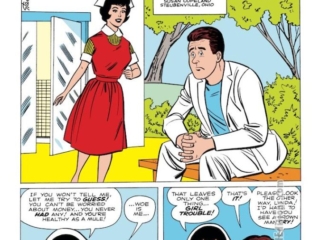 Linda Carter, Student Nurse #7, pg. 7; pencils, Al Hartley; inks, uncredited; Susan Copeland, Steubenville, Ohio; Jackson J. Jangle