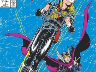 Longshot #2 cover; pencils and inks, Arthur Adams; Ricochet Rita, limited series, Limahl, Kajagoogoo