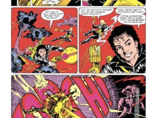 Longshot #2, pg. 9; pencils, Arthur Adams; inks, Whilce Portacio; Michael Jackson, King of Pop