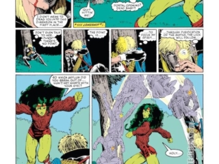 Longshot #4, pg. 13; pencils, Arthur Adams; inks, Whilce Portacio; She-Hulk