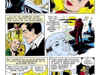 Love Romances #96; &ldquo;Too Young&rdquo;, pg. 2; pencils and inks, Bob Forgione; Frankn, Jim, Kitty, Marvel August 1961 Omnibus