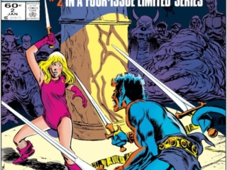 Magik #2 cover; pencils, Ron Frenz; inks, Tom Palmer; Illyana