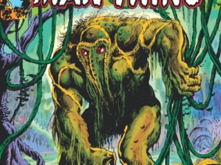 Man-Thing #1 cover; pencils and inks, Frank Brunner; Fear-Fraught First Issue, Steve Gerber