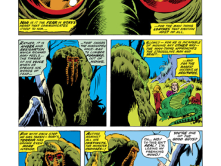 Man-Thing (1974) #2, pg. 3; pencils, Val Mayerik; inks, Sal Trapani; first appearance Richard Rory