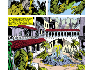 Man-Thing (1974) #7, pg. 14; pencils and inks, Mike Ploog; Rainbow fountain