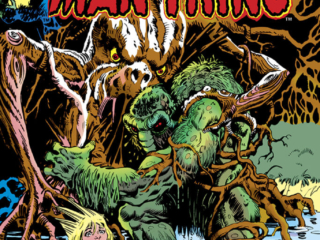 Man-Thing (1974) #9 cover; pencils and inks, Mike Ploog; alterations, John Romita; Deathwatch