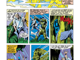 Man-Thing (1974) #12, pg. 6; layouts, John Buscema; pencils and inks, Klaus Janson