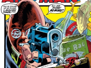 Marvel Feature #5 cover; pencils and inks, Herb Trimpe; Astonishing Ant-Man/Egghead/Hank Pym