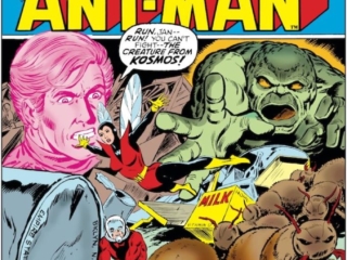 Marvel Feature #8 cover; pencils, Jim Starlin; inks, Mike Esposito; Astonishing Ant-Man/Hank Pym/The Wasp/Creature from the Kosmos