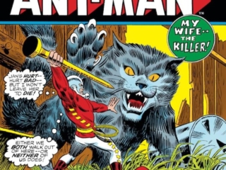Marvel Feature #9 cover; pencils and inks, John Romita Sr.; Astonishing Ant-Man/The Wasp/Hank Pym