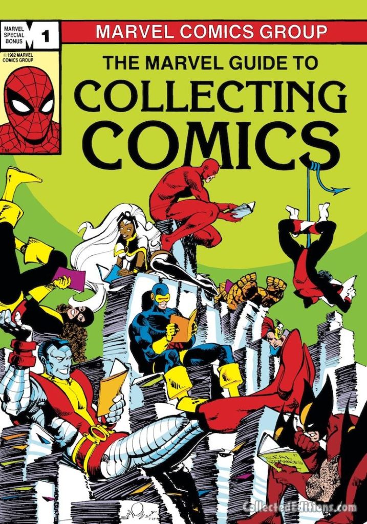 The Marvel Guide to Collecting Comics cover; pencils and inks, Walter Simonson