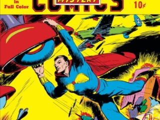 Marvel Mystery Comics #2 cover; pencils and inks, Charles J. Mazoujian; The Angel