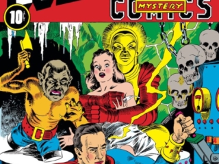 Marvel Mystery Comics #3 cover; pencils and inks, Alex Schomburg; The Angel