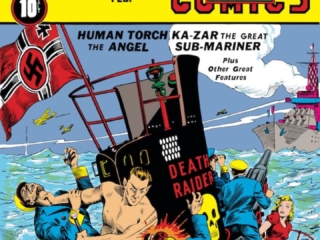 Marvel Mystery Comics #4 cover; pencils and inks, Alex Schomburg; Sub-Mariner/Namor