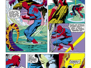 Marvel Fanfare #6. Scarlet Witch and Spider-Man in &ldquo;Switch Witch&rdquo;, pg. 12; pencils, Sandy Plunkett; inks, P. Craig Russell, Xandu