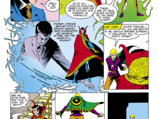 Marvel Fanfare #6. Doctor Strange in &ldquo;The Showdown!&rdquo;, pg. 3; pencils and inks, Charles Vess, Ian McNee