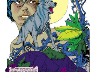 Marvel Fanfare #8. The Jungle Book: &ldquo;Wolf-Boy&rdquo;, pg. 1; pencils, Gil Kane; inks, P. Craig Russell; Rudyard Kipling, Man the Bat, Mowgli, Mang, Bat