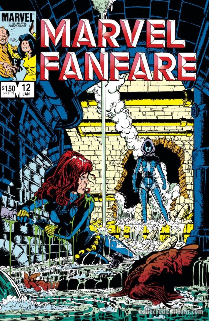 Marvel Fanfare #12 cover; pencils and inks, George Pérez; Iron Maiden