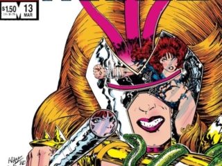 Marvel Fanfare #13 cover; pencils and inks, Arthur Adams; Snap Dragon, Sheik Sanada