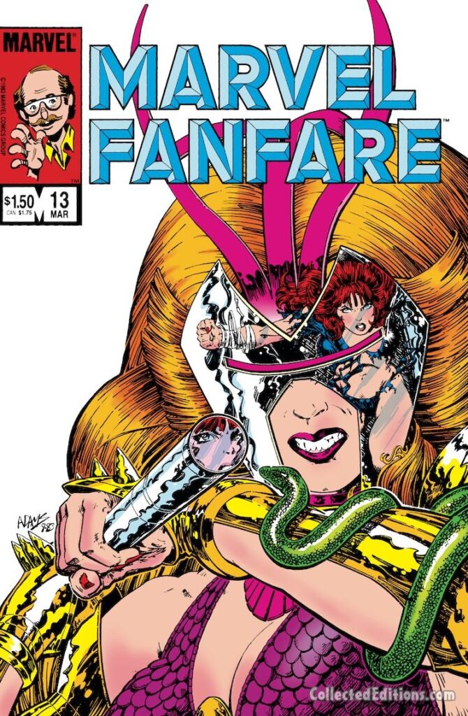 Marvel Fanfare #13 cover; pencils and inks, Arthur Adams; Snap Dragon, Sheik Sanada