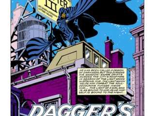 Marvel Fanfare #19. Cloak and Dagger in &ldquo;Chapter III: Dagger&rsquo;s Light&rdquo;, pg. 21; pencils, Kerry Gammill; inks, George Freeman; Tyrone Johnson