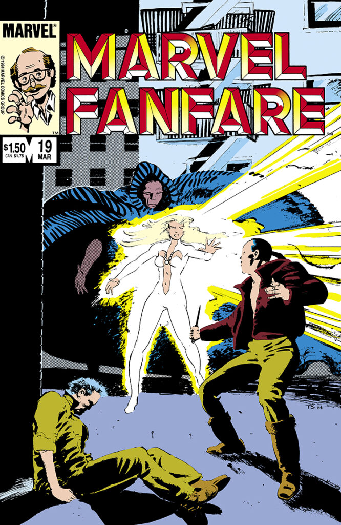 Marvel Fanfare #19 cover; pencils and inks, Tony Salmons; Cloak and Dagger