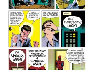 Marvel Fanfare #27. Spider-Man in &ldquo;Spidey Gets Antsy,&rdquo; pg. 5; pencils and inks, Marc Hempel