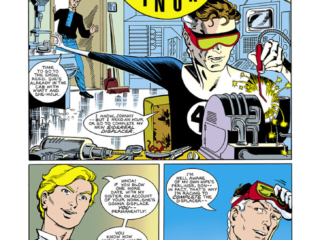 Marvel Fanfare #37. Fantastic Four in &ldquo;Synchronicity&rdquo;; pencils and inks, Norm Breyfogle; Synchronicity, Reed Richards, Mister Fantastic, Human Torch, Johnny Storm, Sidereal displacer, Baxter Building