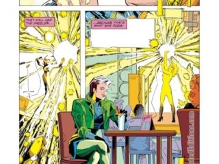 Marvel Fanfare #38. Dazzler in &ldquo;Duet.&rdquo; Script, Mary Jo Duffy; pencils, Colleen Doran; inks, Terry Austin. Rogue