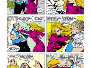 Marvel Fanfare #57. Shanna the She-Devil in &ldquo;Murder by Friend&rdquo;, pg. 11; pencils and inks, Bret Blevins; Martin