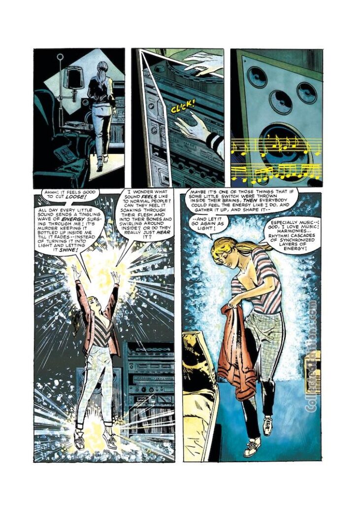 Marvel Graphic Novel #12 – Dazzler: The Movie, pg. 11; pencils, Frank Springer; inks, Vince Colletta