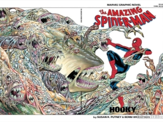 Marvel Graphic Novel #22 cover; pencils and inks, Bernie Wrightson; Susan K. Putney, writer, Hooky