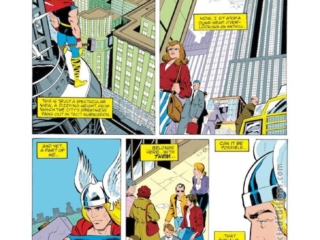 Marvel Graphic Novel #33, &ldquo;The Mighty Thor: I, Whom the Gods Would Destroy.&rdquo; Pg. 35, pencils, Paul Ryan; inks, Vince Colletta