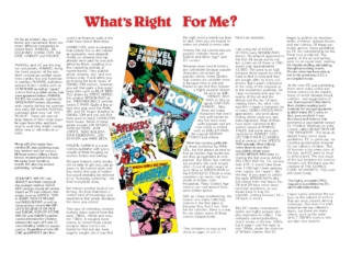 Marvel Guide to Collecting Comics #1, pgs. 8-9; Where to Start?