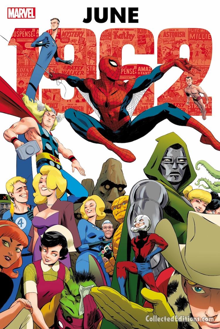 Marvel June 1962 Omnibus HC – Regular Cover (Javier Rodriguez) dustjacket cover