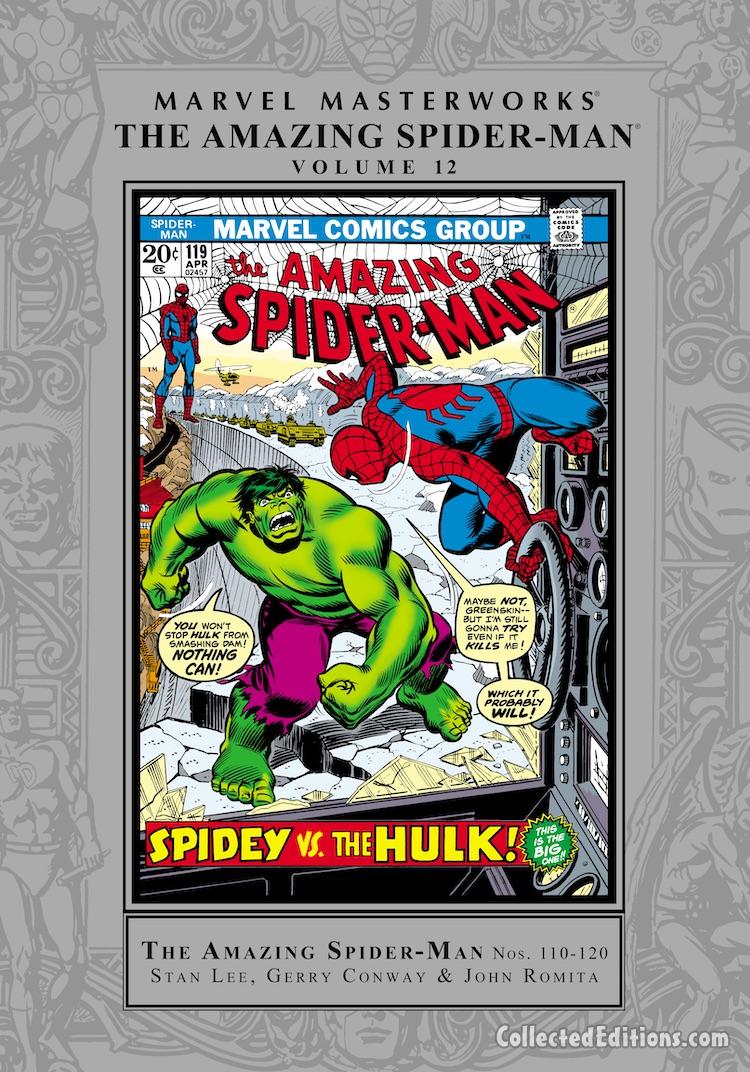 Marvel Masterworks: Amazing Spider-Man Vol. 12 HC – Regular Edition dustjacket cover