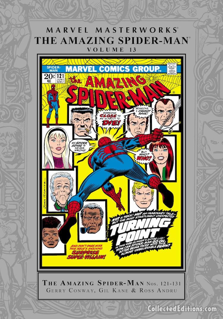 Marvel Masterworks: Amazing Spider-Man Vol. 13 HC – Regular Edition dustjacket cover