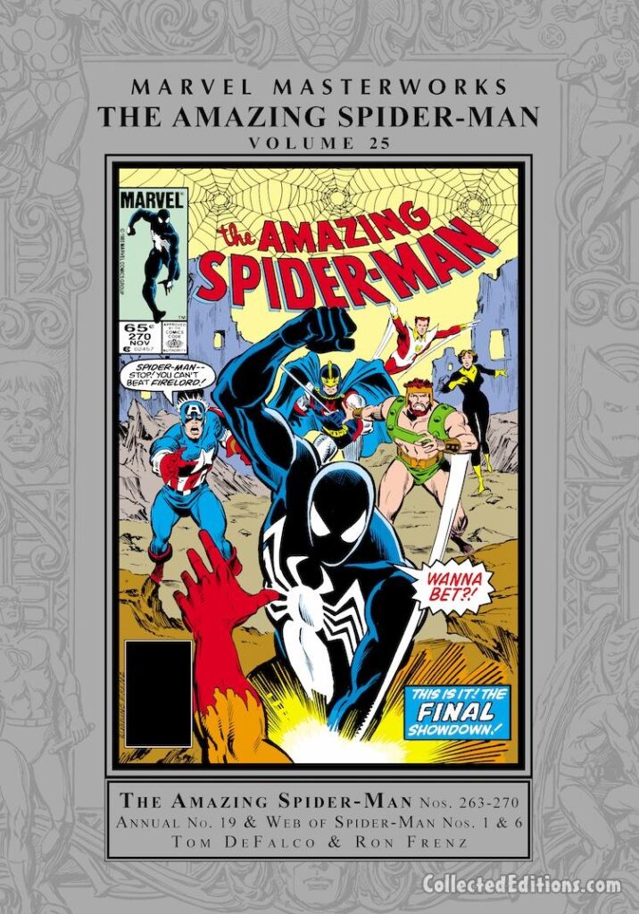 Marvel Masterworks: Amazing Spider-Man Vol. 25 HC – Regular Edition dust jacket cover