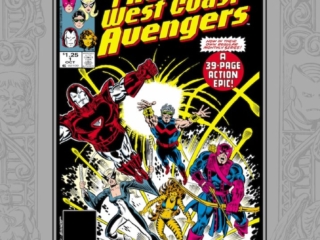 Marvel Masterworks: Avengers West Coast Vol. 1 HC – Regular Edition dust jacket cover